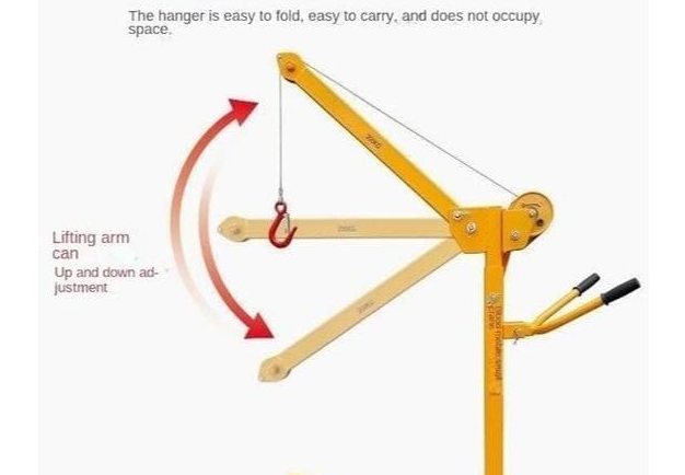200kg Mobile Foxy Crane (Foldable) - Mobile foxy crane 4