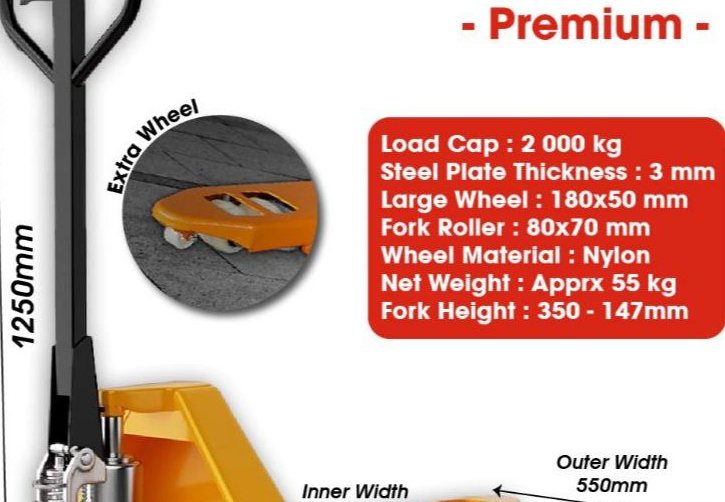 Hydraulic Pallet Jack 2 Ton - Hydraulic pallet jack 1