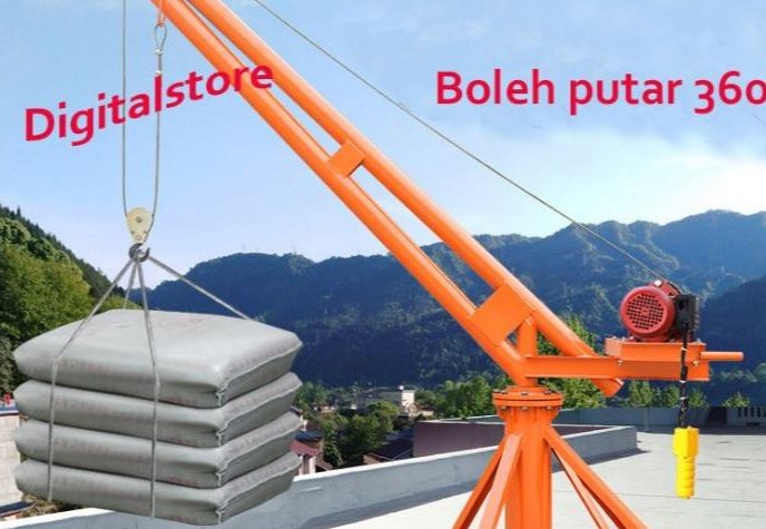 Outdoor Construction Hoist 220V (300kg - 1 Ton, 30m) - Outdoor construction hoist 5
