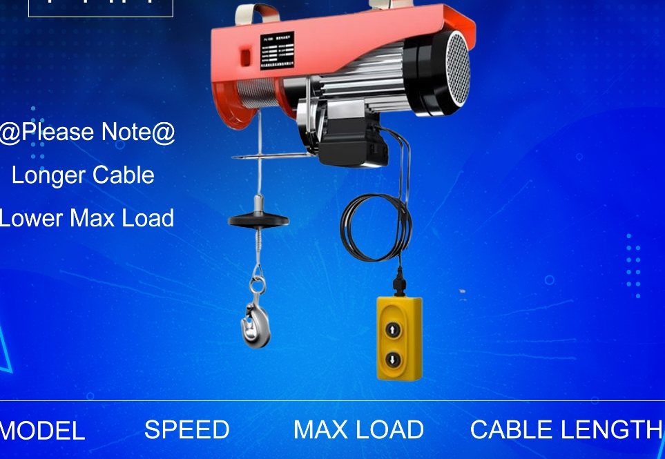 Wall Mount Electric Crane Hoist 220V (200kg - 1 Ton) - Wall mount crane hoist 4